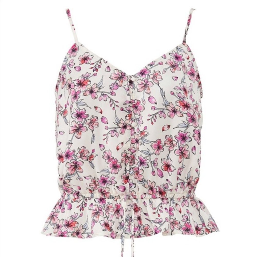 Cupcakes and Cashmere Cortina Floral Print Tank Top - Picture 2 of 15
